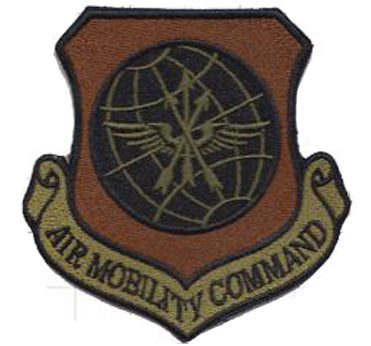 Air Mobility Command (AMC) Majcom Spice Brown OCP Patch - 2 Pack